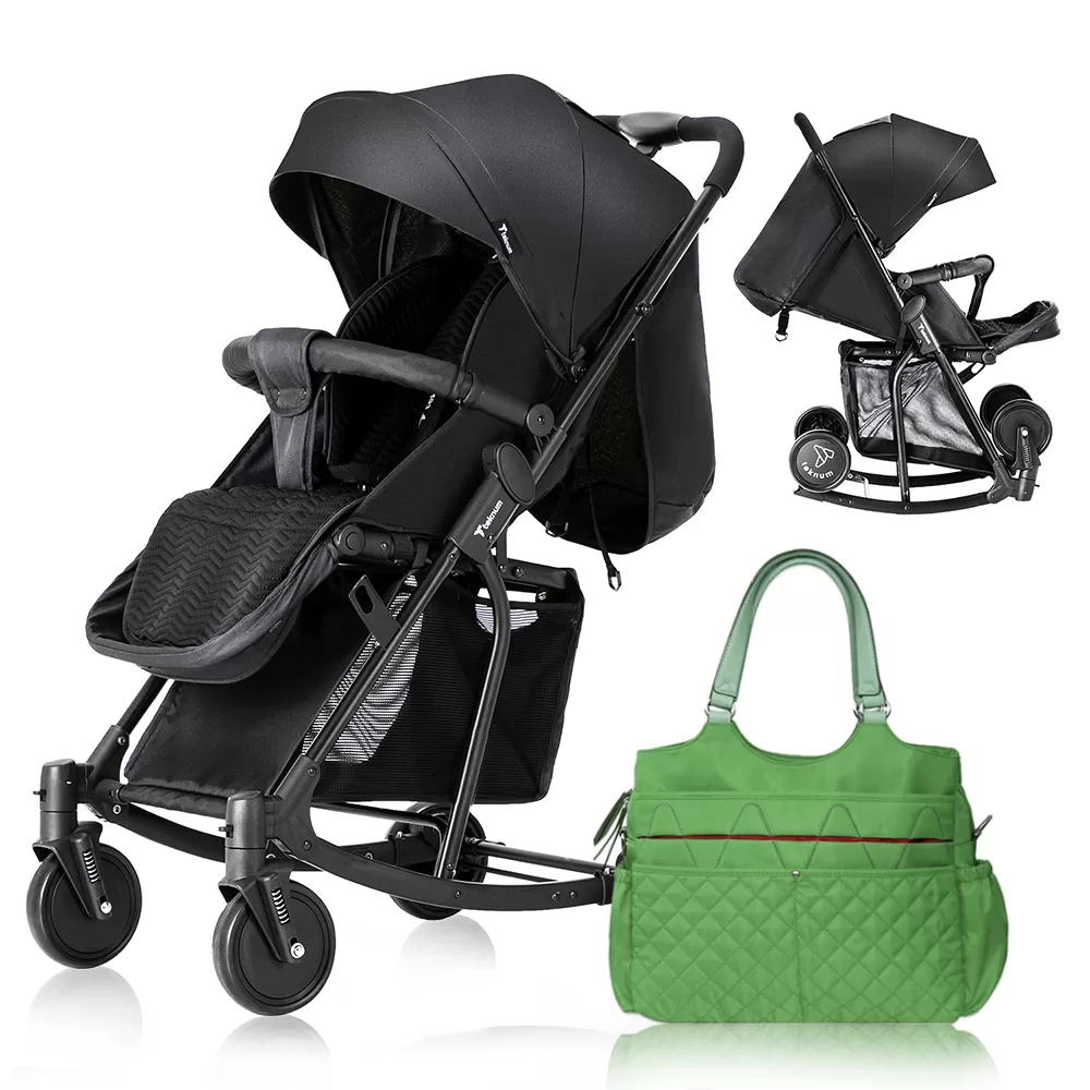 Teknum Stroller With Rocker Vibrant Green Design in UAE Yallamums